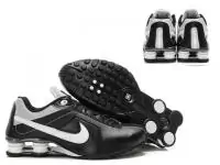 chaussures sport nike shox promos r4 m301 noir-blanc taille 41-46